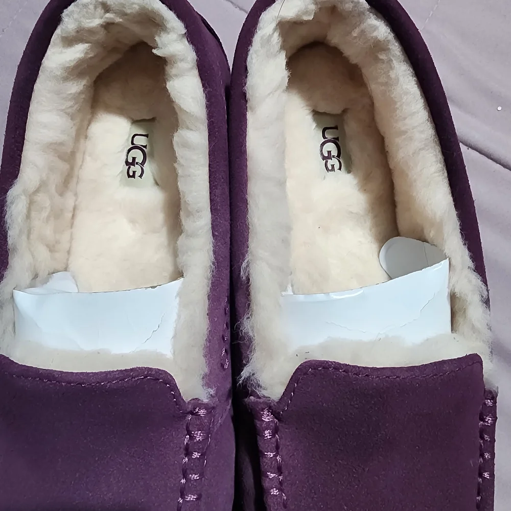 Women's UGG AnsleyWater Resistant Slipper In Limited Edition Purple - Picture 4 of 6